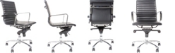 Moe's Home Collection Omega Office Chair Low Back Black